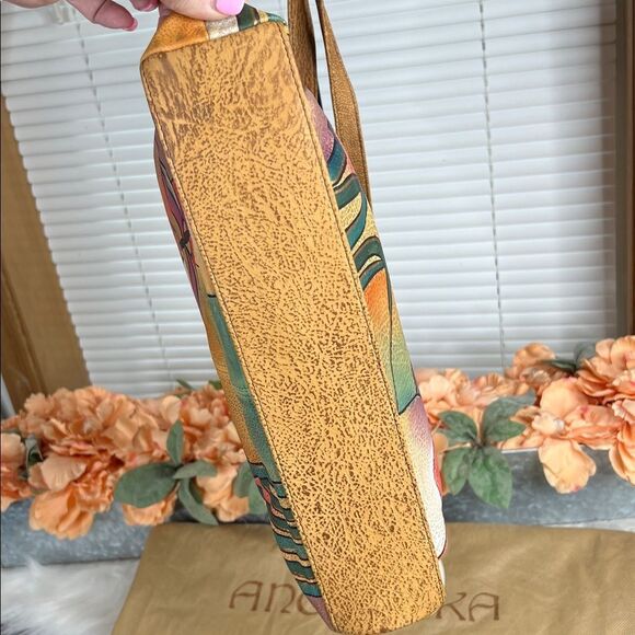 Anuschka Genuine Painted Leather Matching Set NWT - Picture 12 of 12